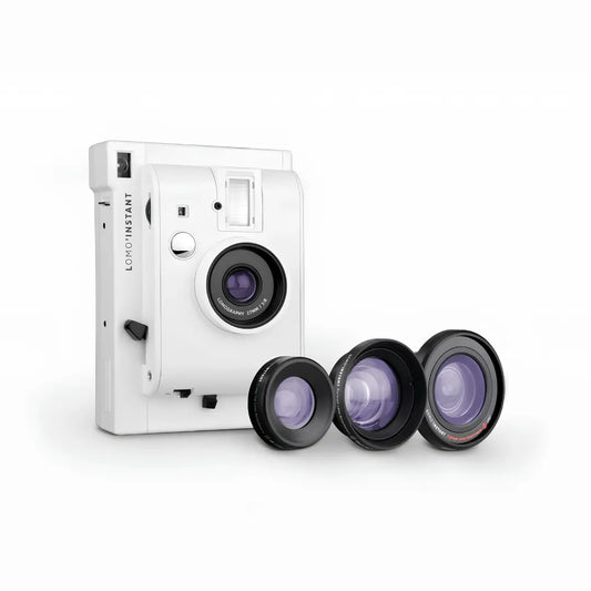 Lomo'Instant Camera & Lenses White Edition – Instax Mini Camera