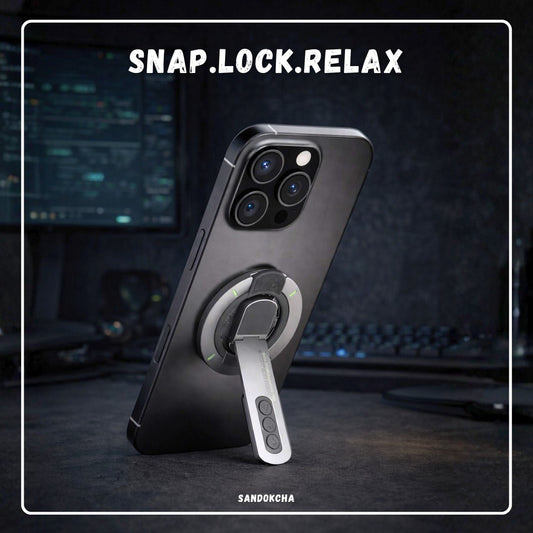 360° Rotating Magnetic Phone Holder – Double-Sided MagSafe Stand