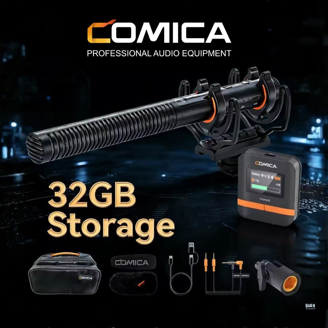 Comica VM40 32-Bit Wireless Shotgun Mic – Sandokcha