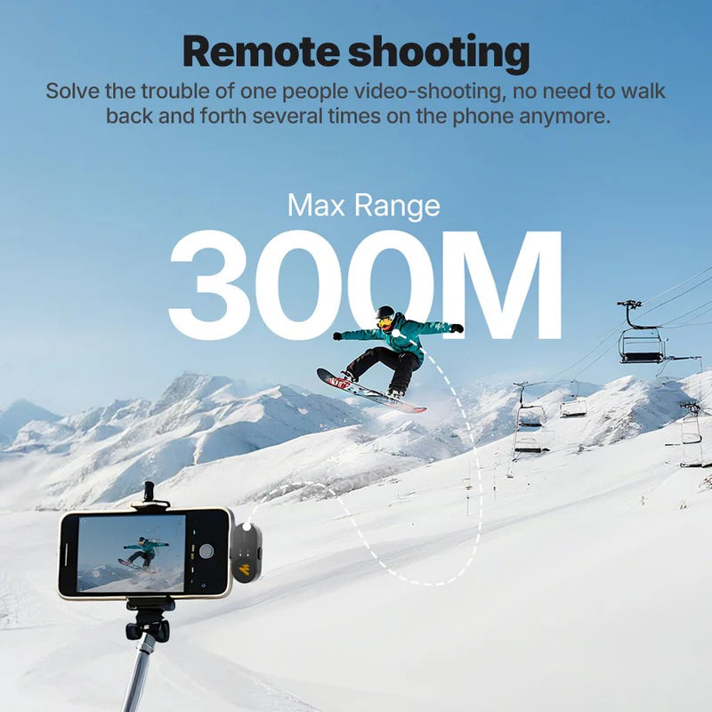 Maono Wave T5 Wireless Microphone - Cameras - USB-C & Lightning