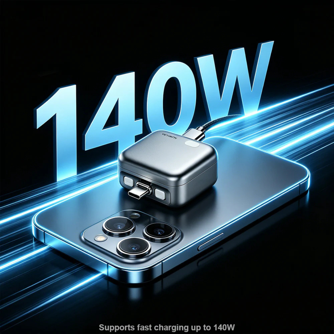 Smart Auto-Disconnect Charging Protector | Physical Power Cut-Off | USB-C | Dingend 140W