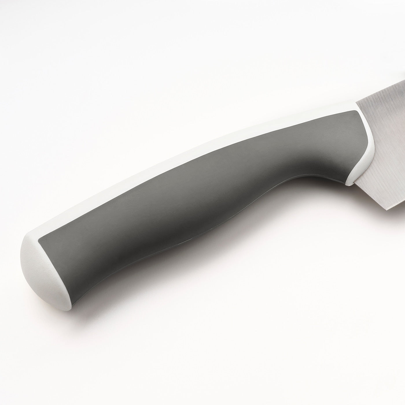 ÄNDLIG- 3-piece knife set, light grey/white