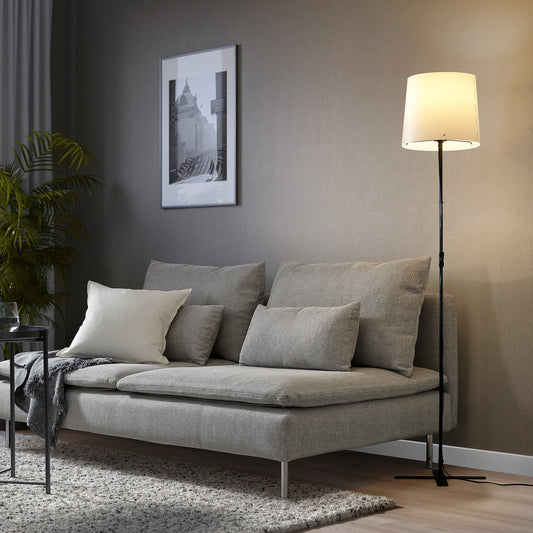 IKEA: BARLAST Floor Lamp – Black/White (150 cm)