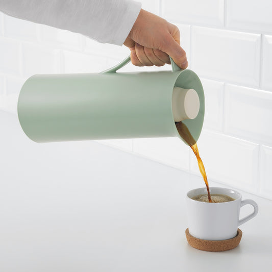 IKEA: BEHÖVD Vacuum Flask – Light Green/Beige, 1 L