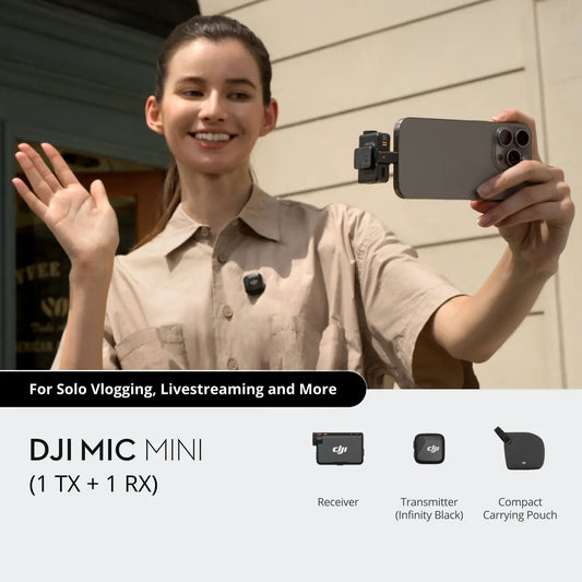 DJI Mic Mini – Ultra-Light Wireless Microphone System