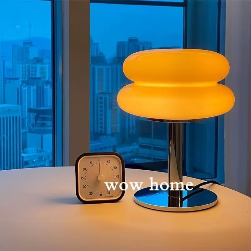 Minimalist Bread Lamp Double Layer – USB Desk & Bedside Light