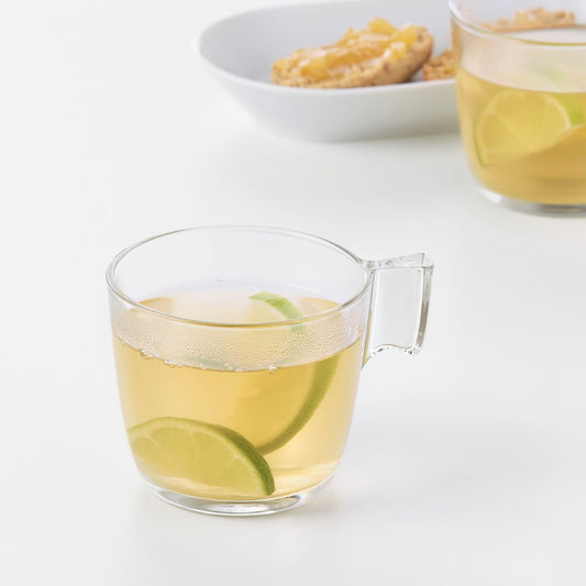 IKEA STELNA Mug, clear glass, 23 cl