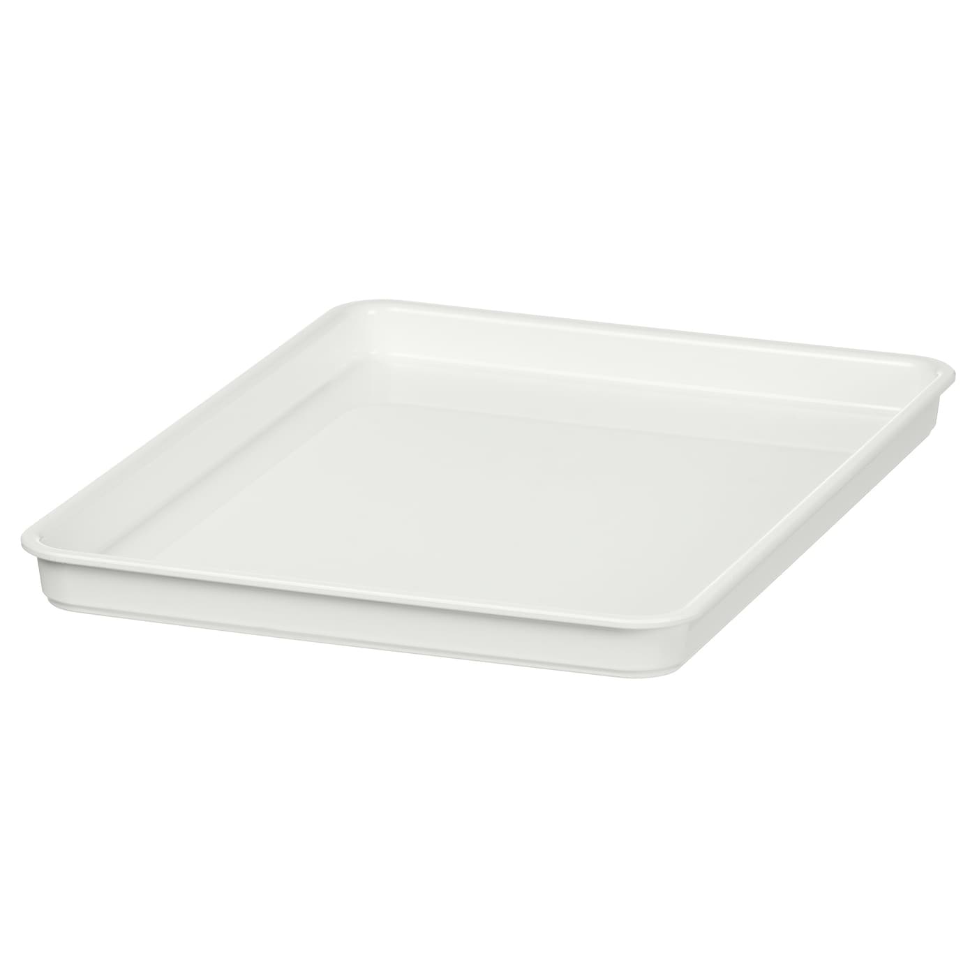 IKEA KUGGIS Box with Lid – White, 13x18x8 cm