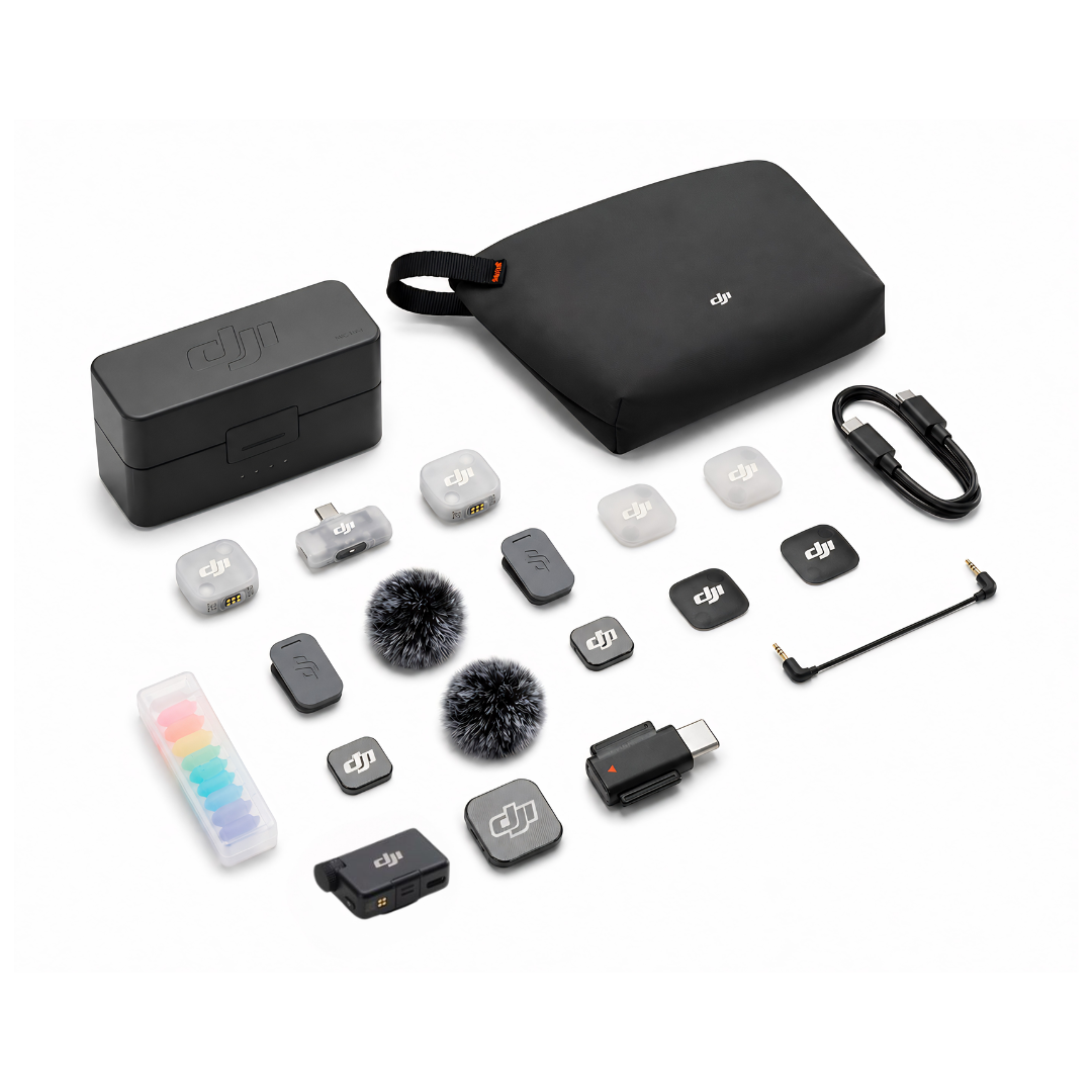 DJI Mic Mini 2 โ Ultra-Light Wireless Microphone System with Charging Case