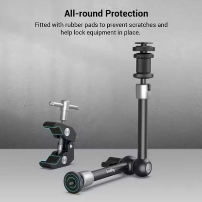 SmallRig Magic Arm + Clamp with Cold Shoe — for Monitor / LED / Mic / Action Cam
