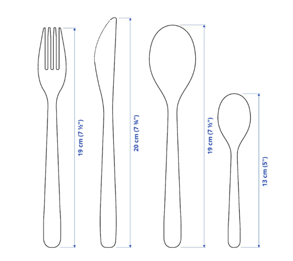 IKEA MOPSIG, 16-piece cutlery set