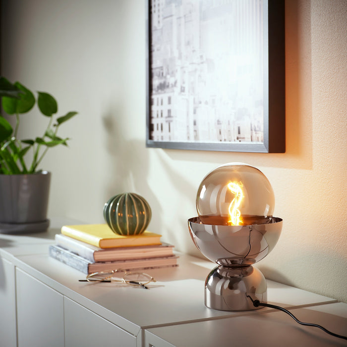 IKEA ACKJA / MOLNART Table lamp with light bulb