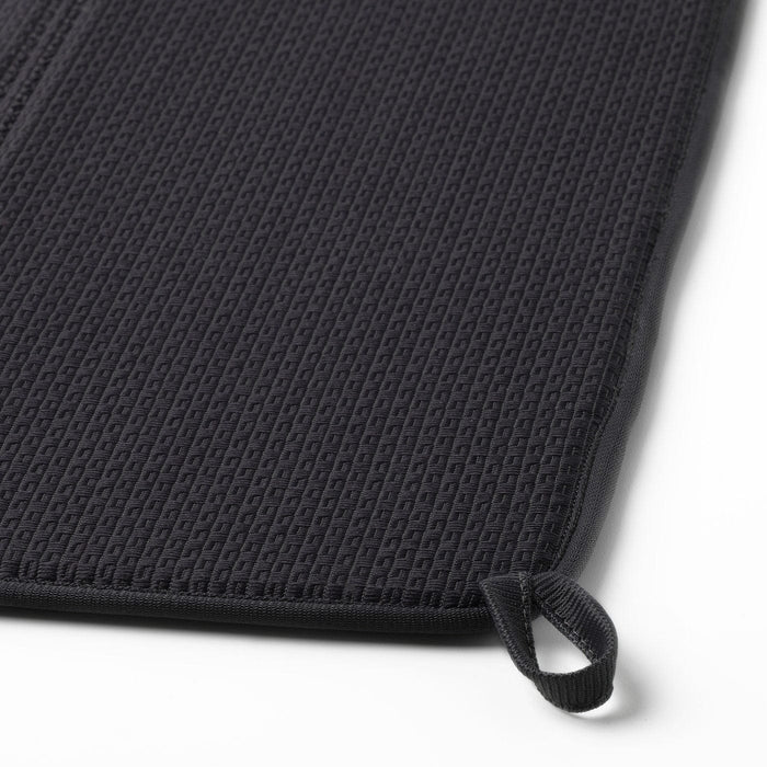 IKEA NYSKÖLJD Dish drying mat, dark grey, 44x36 cm