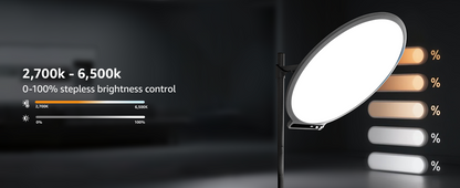 amaran Verge Max LED Video Light,60W Bi-Color 22in Circular Edge-lit Panel Light