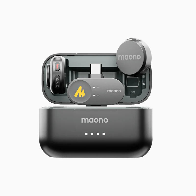Maono Wave T5 Wireless Microphone - Cameras - USB-C & Lightning