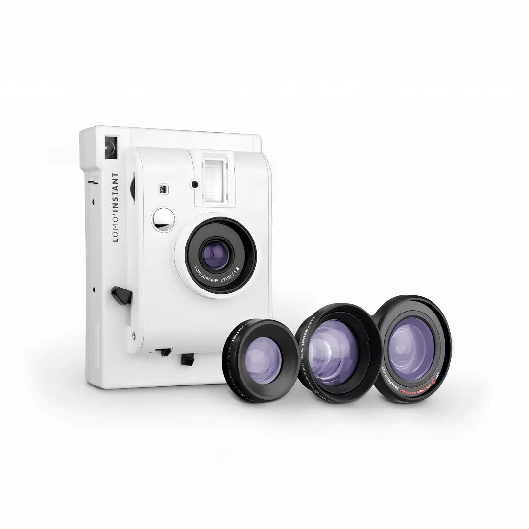 Lomo'Instant Camera & Lenses White Edition – Instax Mini Camera