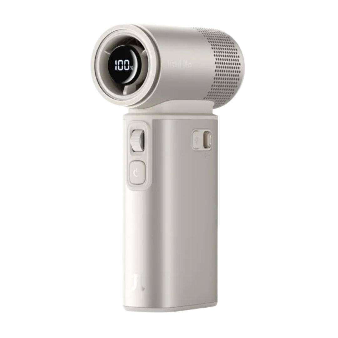 JisuLife Handheld Fan Ultra2 — 43,000 RPM Turbo Fan with 9000mAh Power Bank