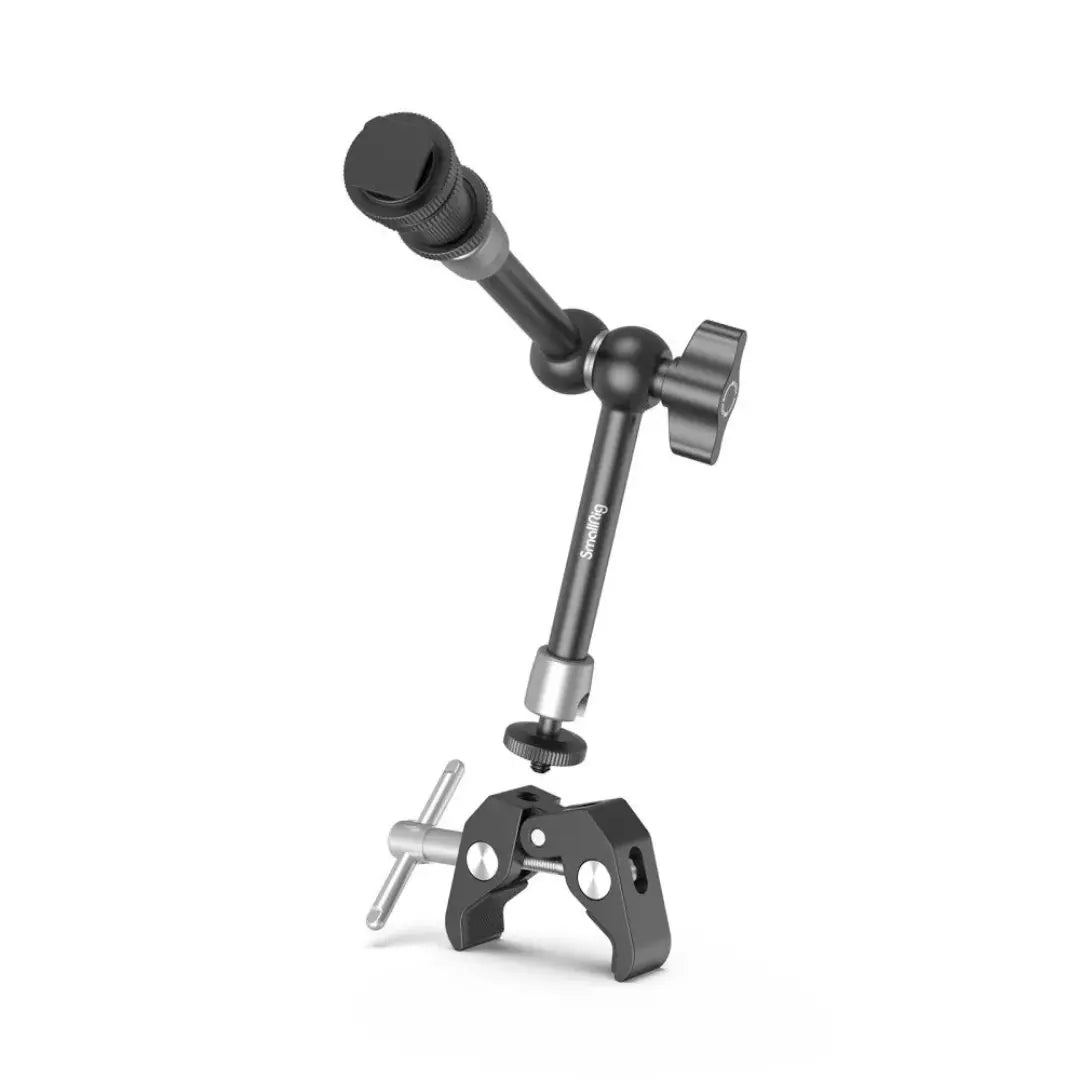 SmallRig Magic Arm + Clamp with Cold Shoe — for Monitor / LED / Mic / Action Cam