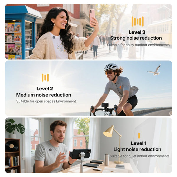 Maono Wave T5 Wireless Microphone - Cameras - USB-C & Lightning