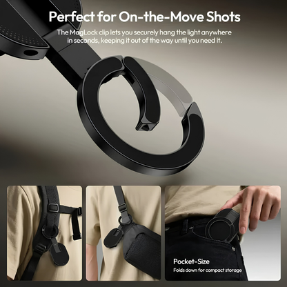 3-in-1 Foldable Magnetic Suction Phone Mount