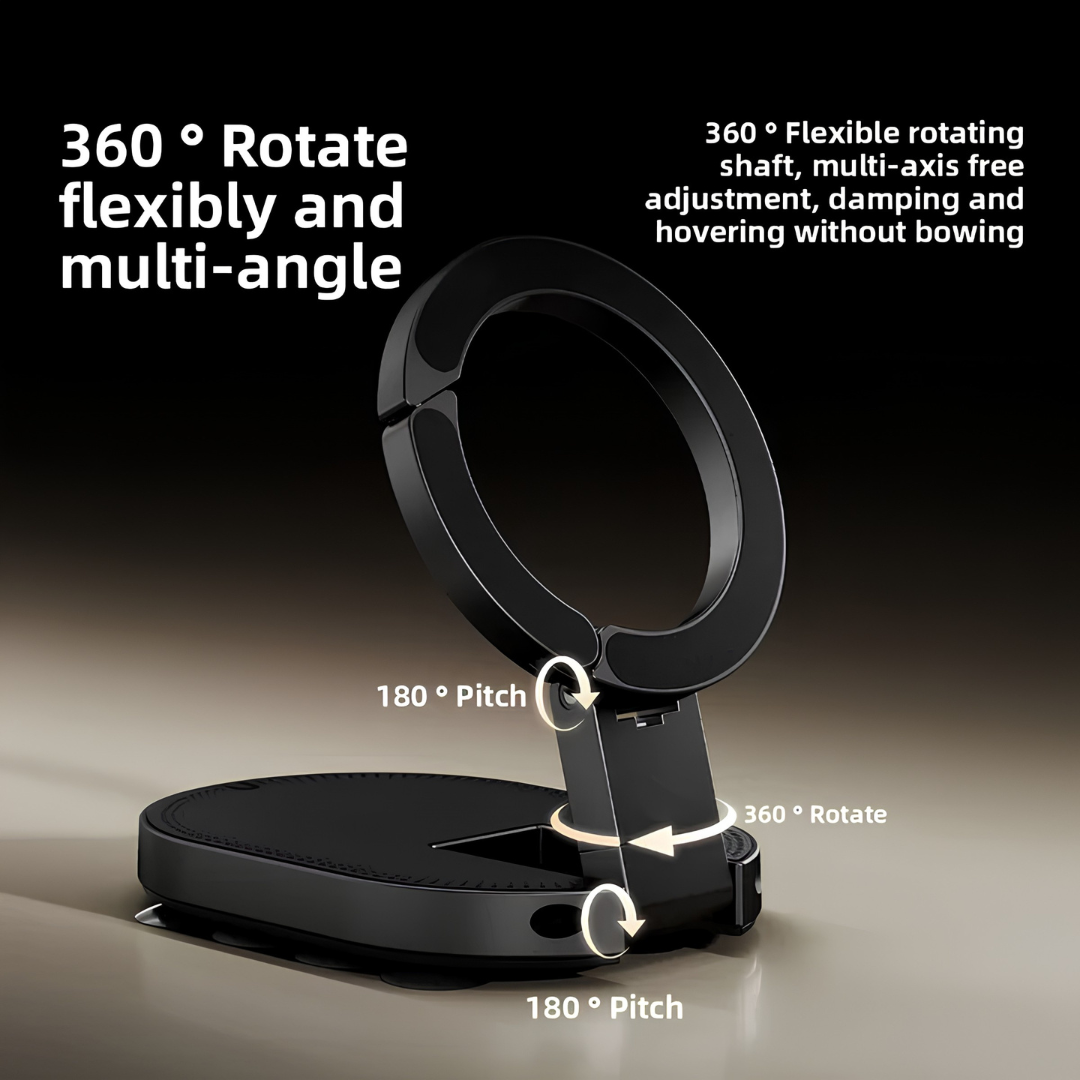 3-in-1 Foldable Magnetic Suction Phone Mount