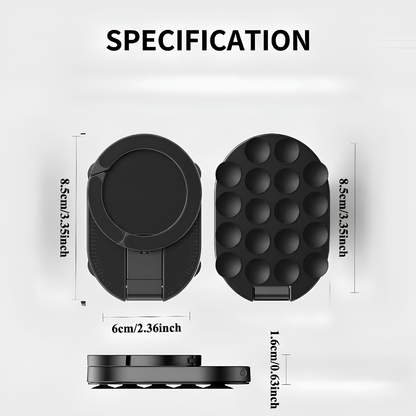 3-in-1 Foldable Magnetic Suction Phone Mount
