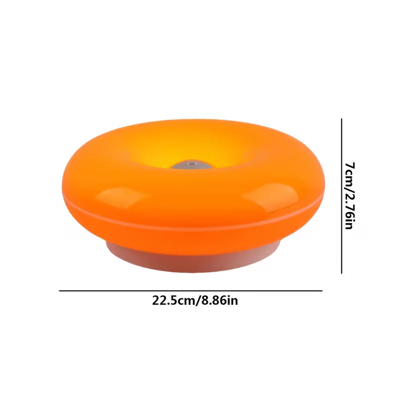 Donut Lamp – USB Rechargeable Touch Light for Desk & Wall