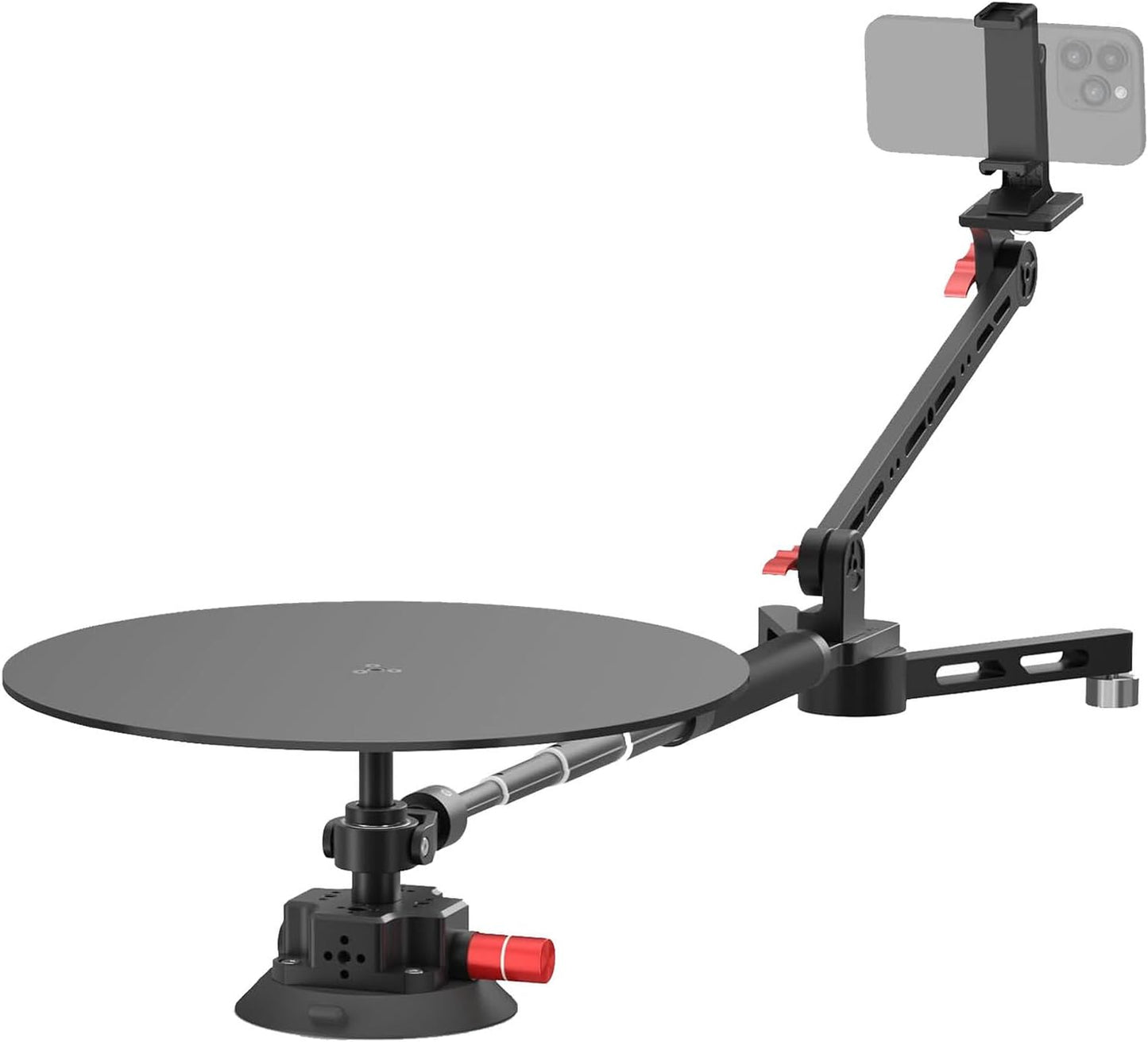 360° Panoramic Camera Spinner — Manual Rotating Photography Platform with 110cm Telescopic Arm