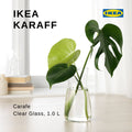 IKEA: KARAFF Carafe – Clear Glass, 1.0 L