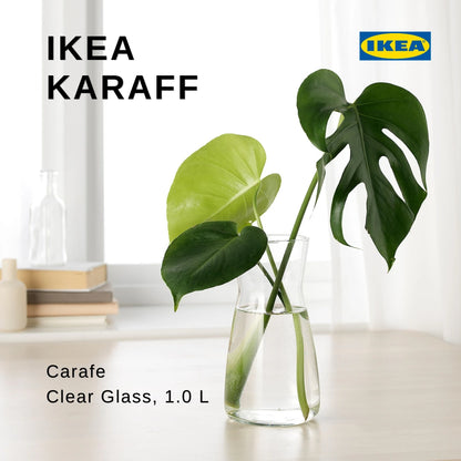 IKEA: KARAFF Carafe – Clear Glass, 1.0 L