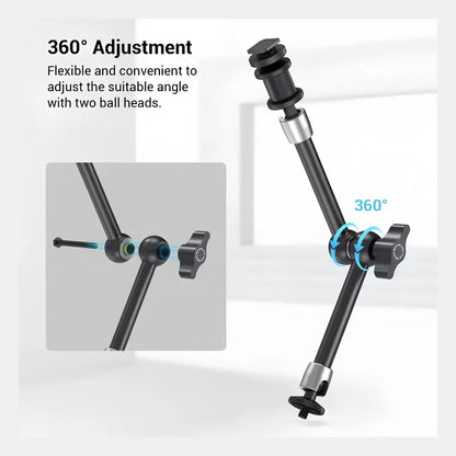 SmallRig Magic Arm + Clamp with Cold Shoe — for Monitor / LED / Mic / Action Cam