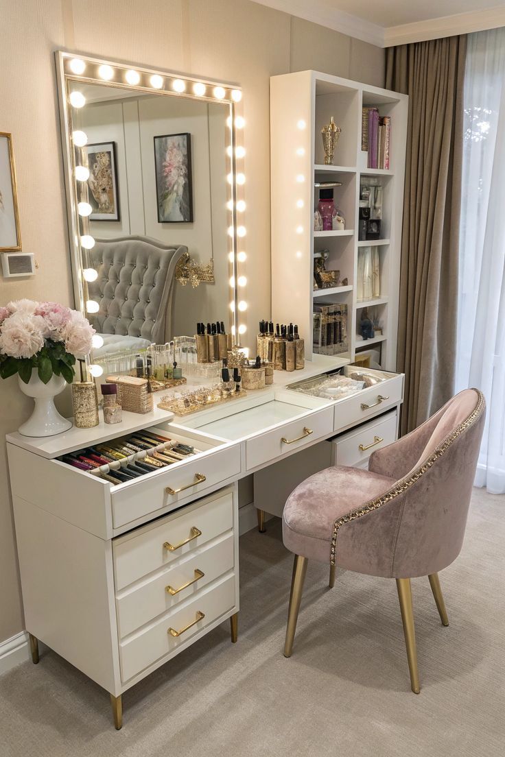 Vanity Mirror make-up lights