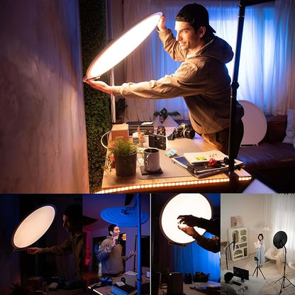 Amaran Verge Max LED Video Light,60W Bi-Color 22in Circular Edge-lit Panel Light