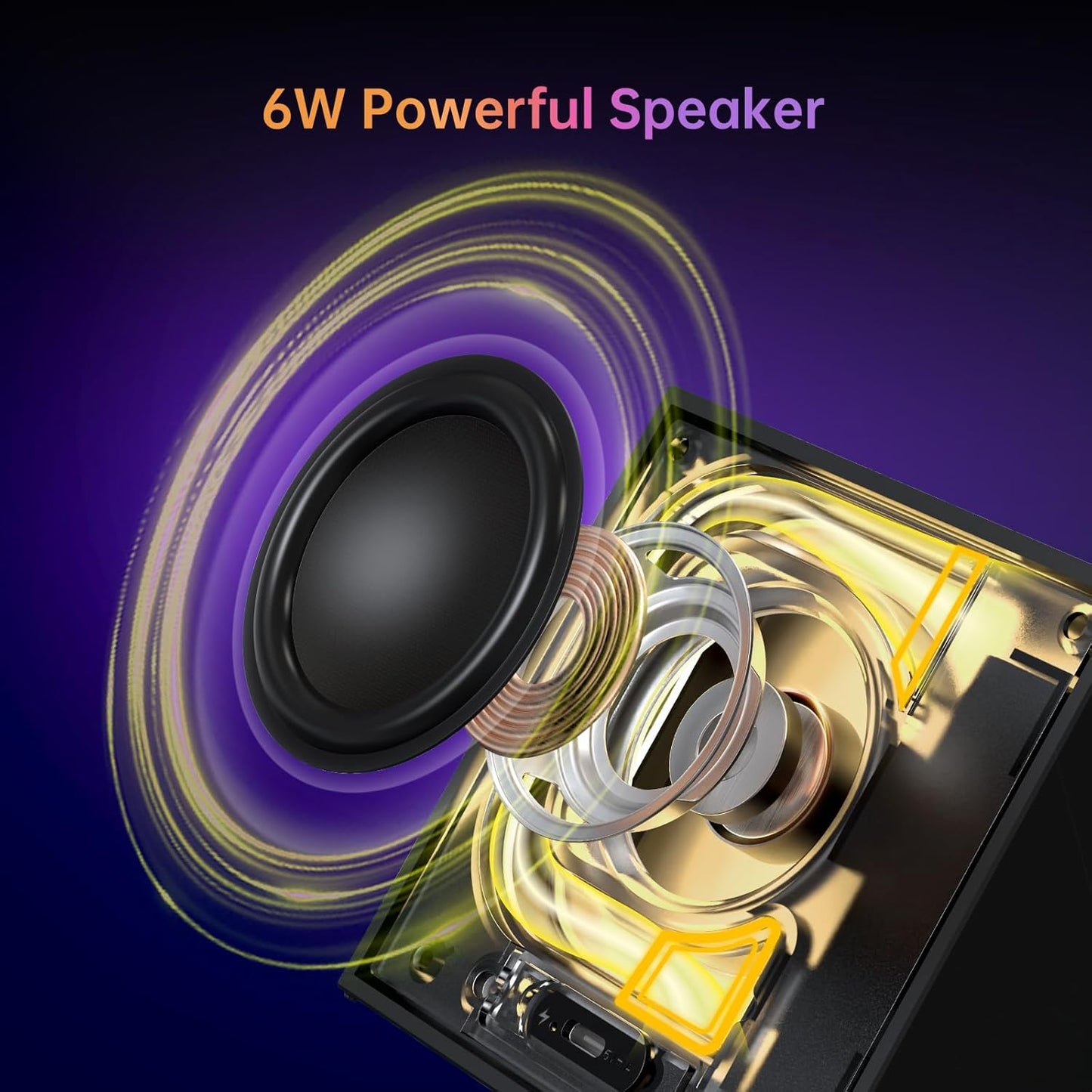 Divoom TimeBox Evo Pixel Art Bluetooth Speaker & Alarm Clock