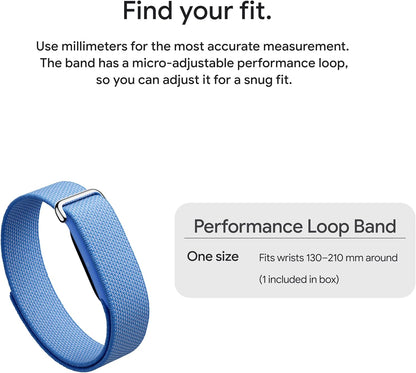 Google Fitbit Air Screenless Fitness & Activity Tracker | 24/7 Health Monitoring | 7-Day Battery | Water Resistant