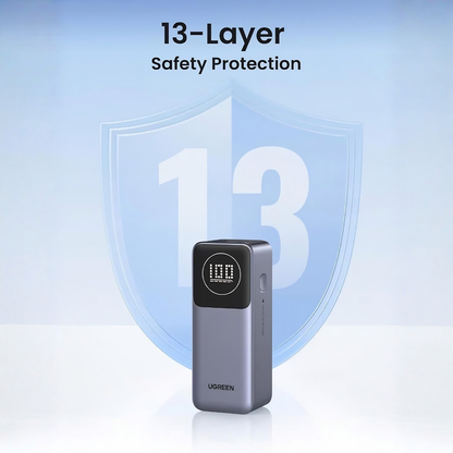 UGREEN Nexode 12000mAh 100W Power Bank | Compact Cylinder | Smart Display