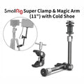 SmallRig Magic Arm + Clamp with Cold Shoe — for Monitor / LED / Mic / Action Cam