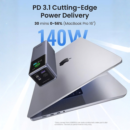 UGREEN Nexode 25000mAh 200W Power Bank | TFT Display | 3-Port