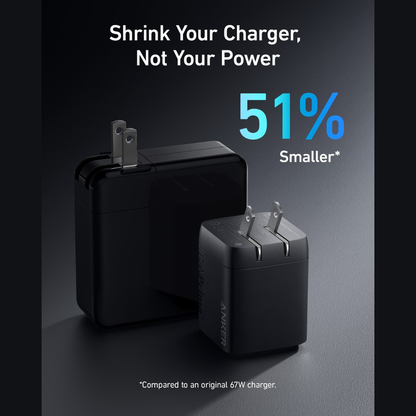 Anker Prime 67W 3-Port GaN Charger | Laptop + Phone Fast Charging