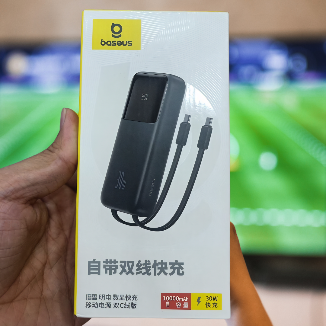 Baseus Dual Cable 30W Power Bank 10000mAh