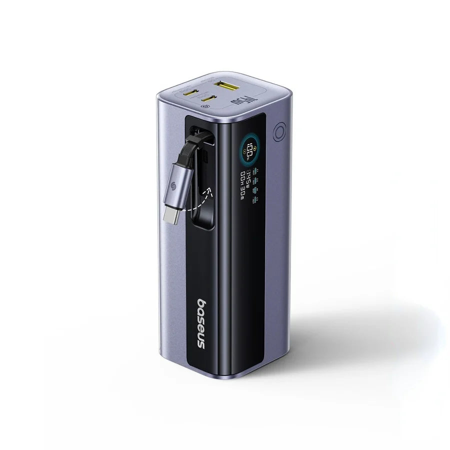 Baseus EnerGeek GR11 20000mAh 145W Power Bank with Retractable USB-C Cable