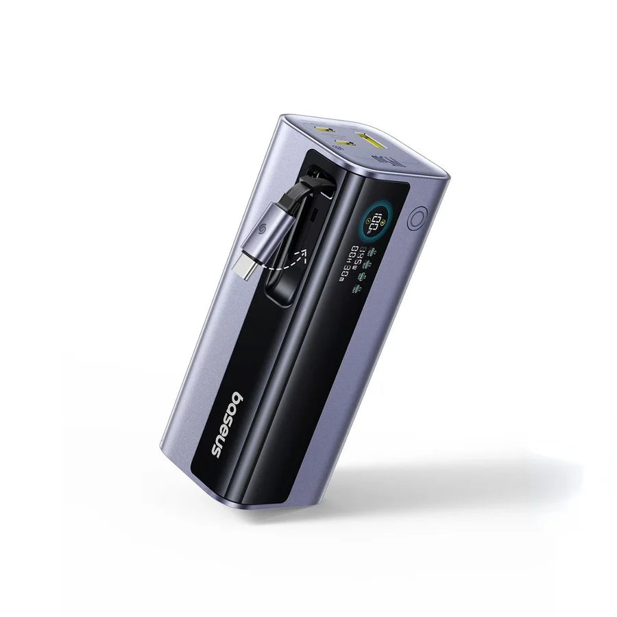 Baseus EnerGeek GR11 20000mAh 145W Power Bank with Retractable USB-C Cable