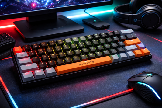 Wireless Mechanical Keyboard for Gaming & Work – Tri-Mode, RGB, Rechargeable