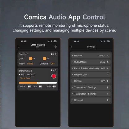Comica VM40 32-Bit Wireless Shotgun Mic