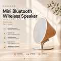 DANSOON Mini Bluetooth Wireless Speaker — Light Wood