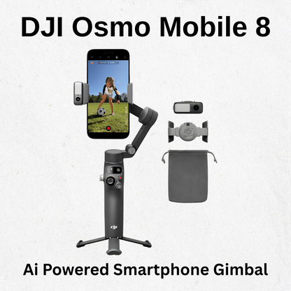 DJI Osmo Mobile 8 – Ai Powered Smartphone Gimbal