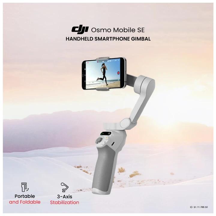 DJI Osmo Mobile SE – Smart Stabilizer for Smooth Mobile Videos