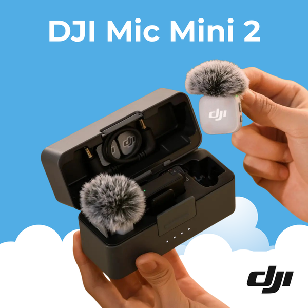 DJI Mic Mini 2 – Ultra-Light Wireless Microphone System with Charging Case