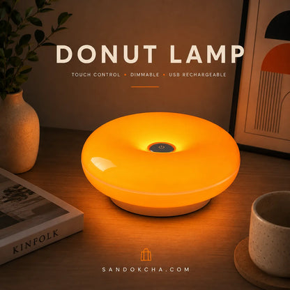 The Viral Donut Lamp — 3 Sizes, 3 Light Modes, Touch Control
