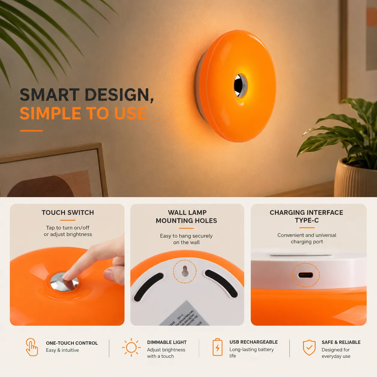 The Viral Donut Lamp — 3 Sizes, 3 Light Modes, Touch Control